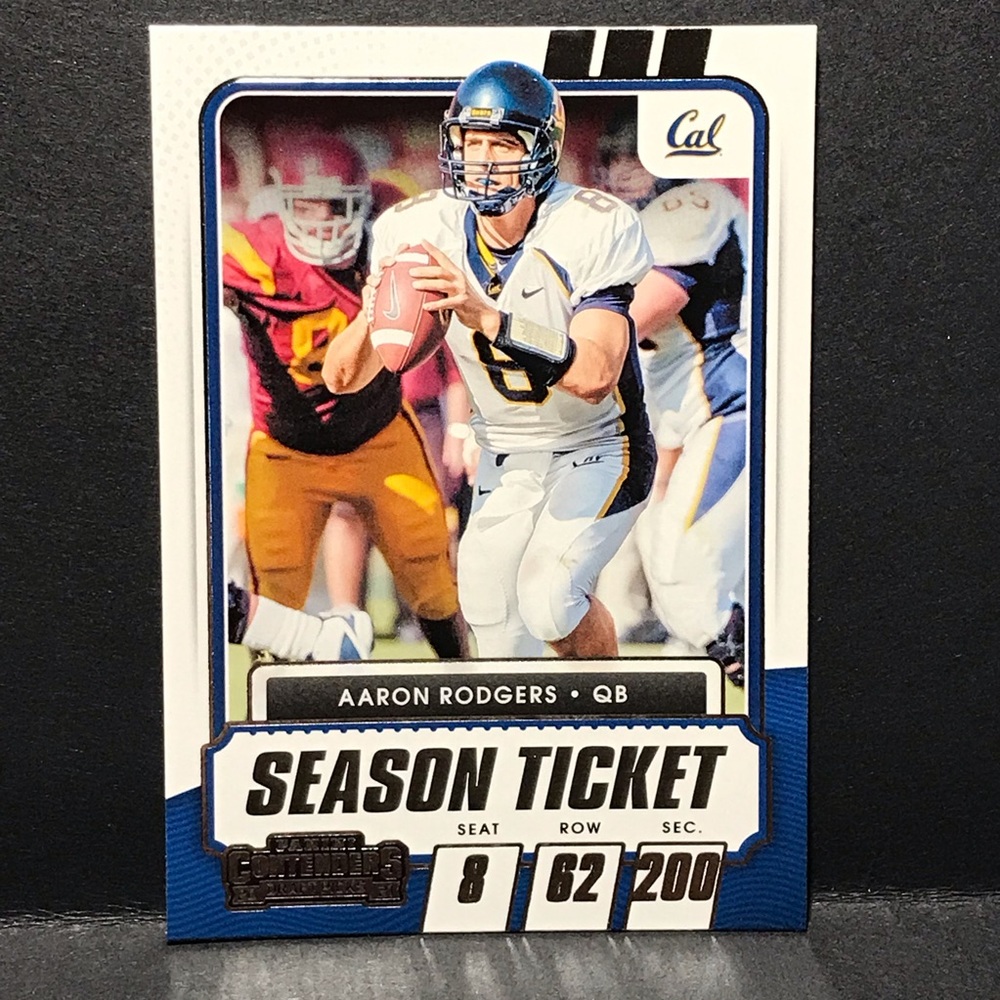 2021 Panini Contenders Draft Picks #6 AARON RODGERS Season Ticket